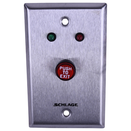 SCHLAGE ELECTRONICS Schlage Electronics 700 Series, Pushbutton, Stainless Steel 701RD AA L2
